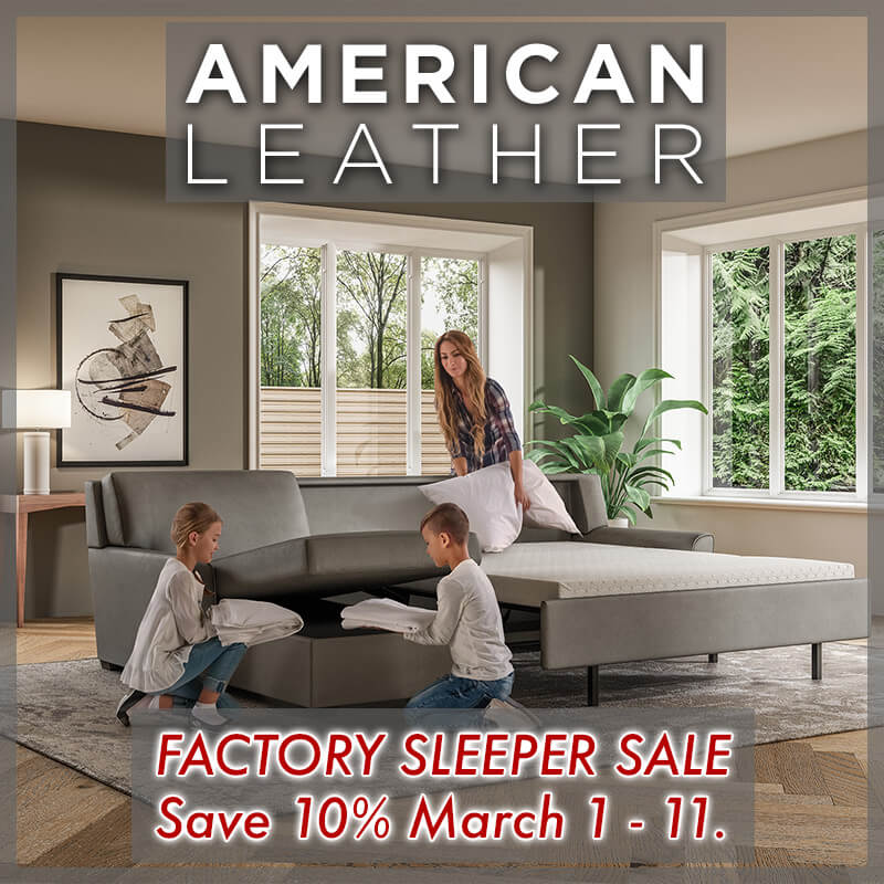 American Leather Factory Sleeper, American Leather Sleeper Sofa Clearance