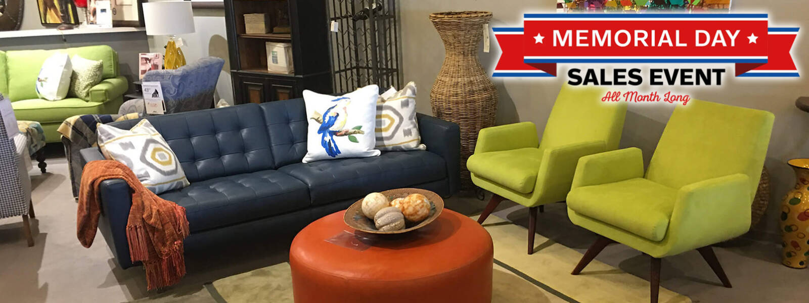 Sofas & Chairs Memorial Day Sales Event - All Month Long
